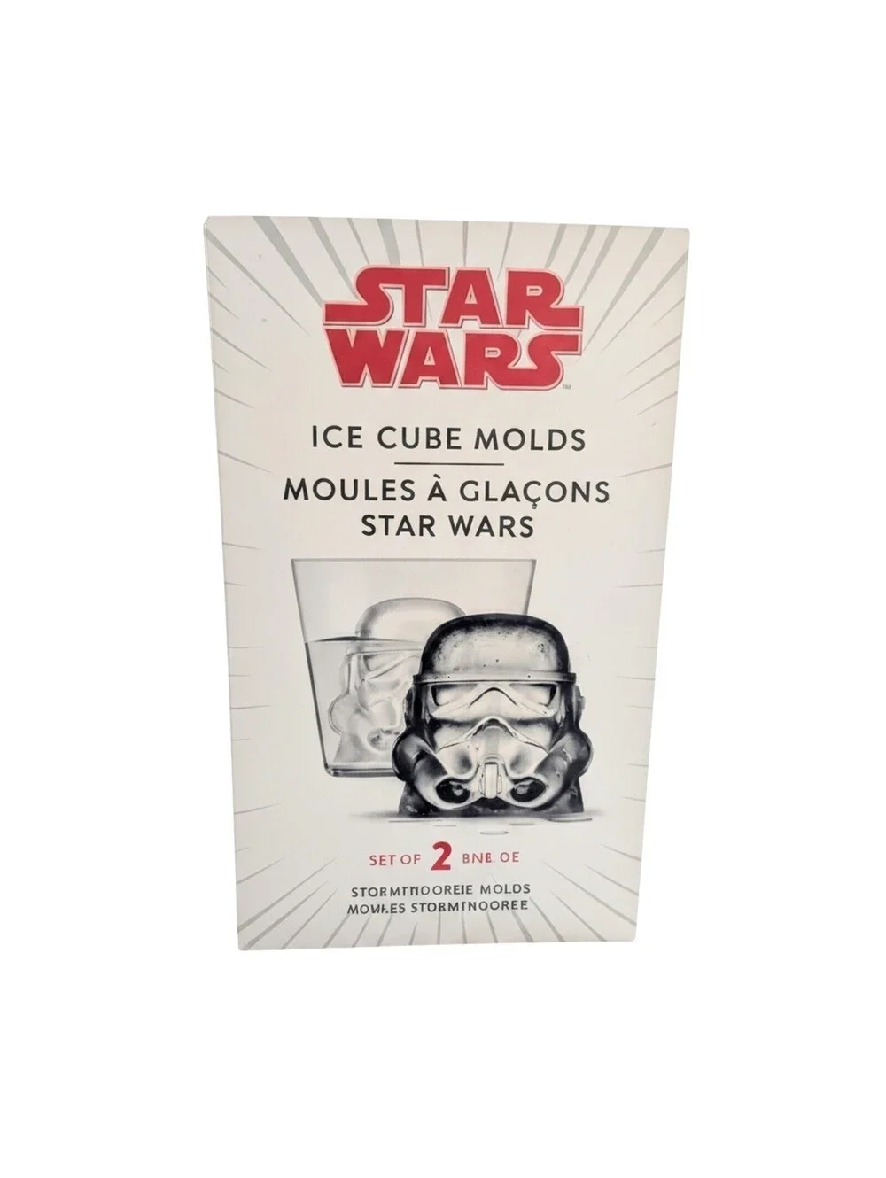 Williams Sonoma Star Wars Stormtrooper Silicone Ice Cube Mold Set of 2